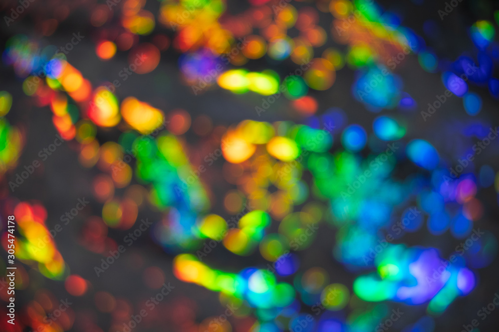 abstract image of colorful bokeh background