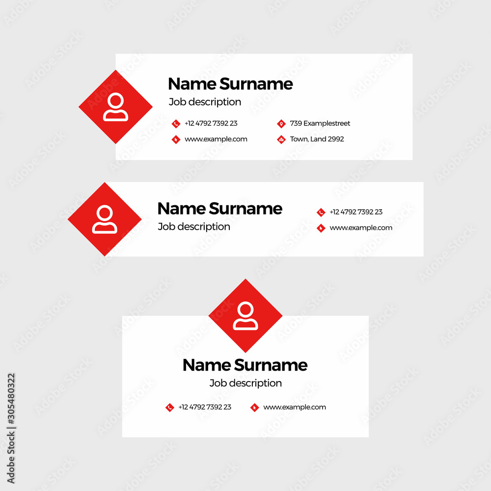 Corporate Email Signature Design Red Diamond Corporate Email Signature Design Red Diamond