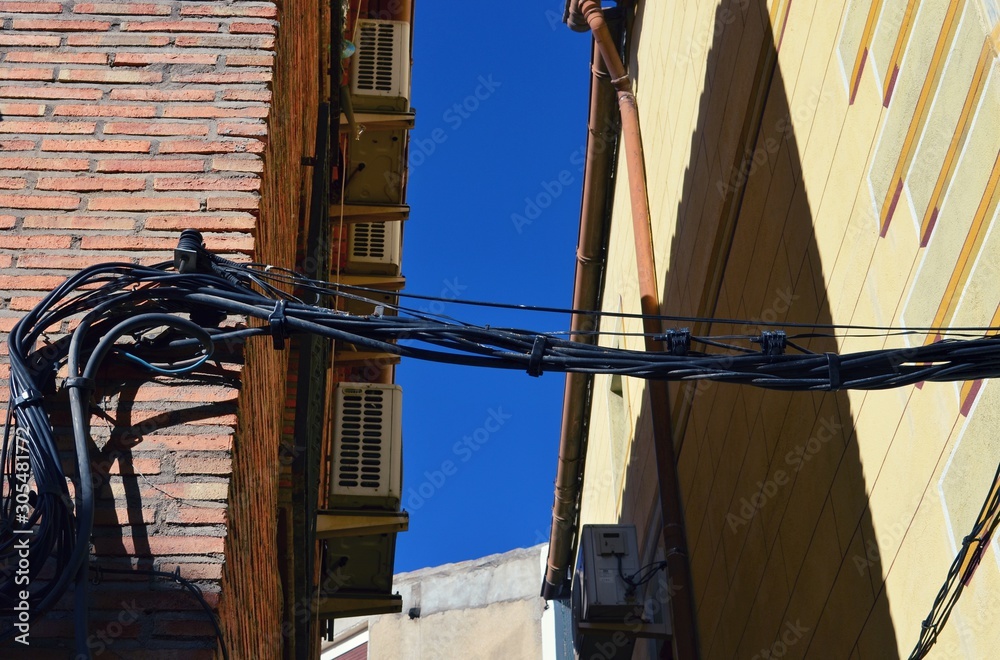 Traditional architecture in the historical center of Toledo Traditional architecture in the historical center of Toledo
