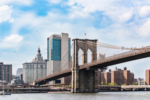 Brooklyn bridge and Manhattan NYC