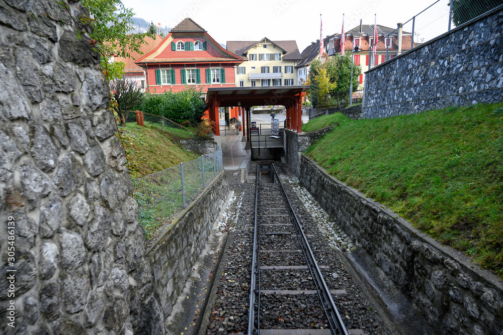 Stanserhornbahn, Talstation, Stans, Nidwalden, Schweiz