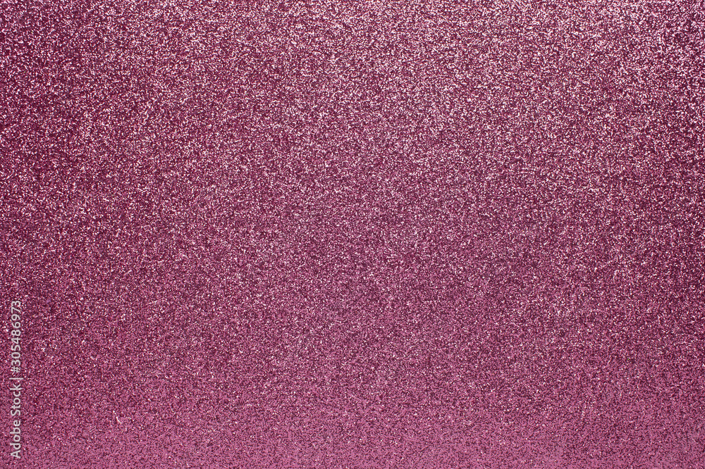 Fototapeta premium Pink glitter texture. top view 