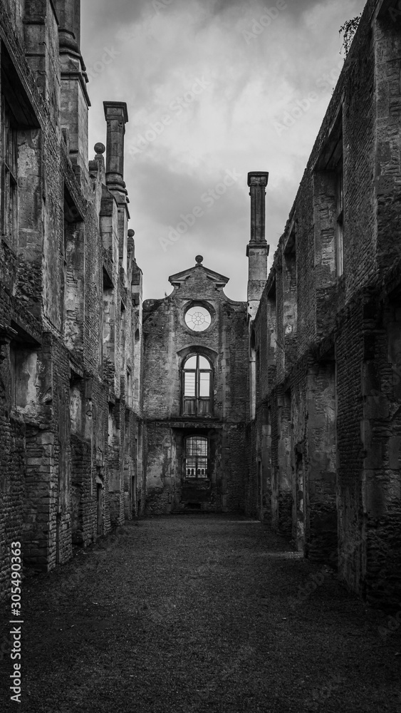 Dark old ruin, Kirby UK