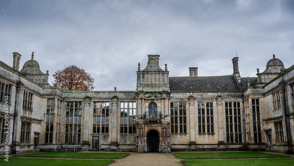 Kirby Hall rear view