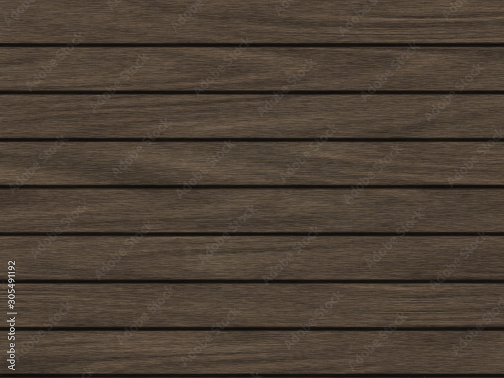 Fototapeta premium Wood texture background pattern. Dark hardwood planks surface of wooden board floor wall fence. Abstract timber decorative illustration.