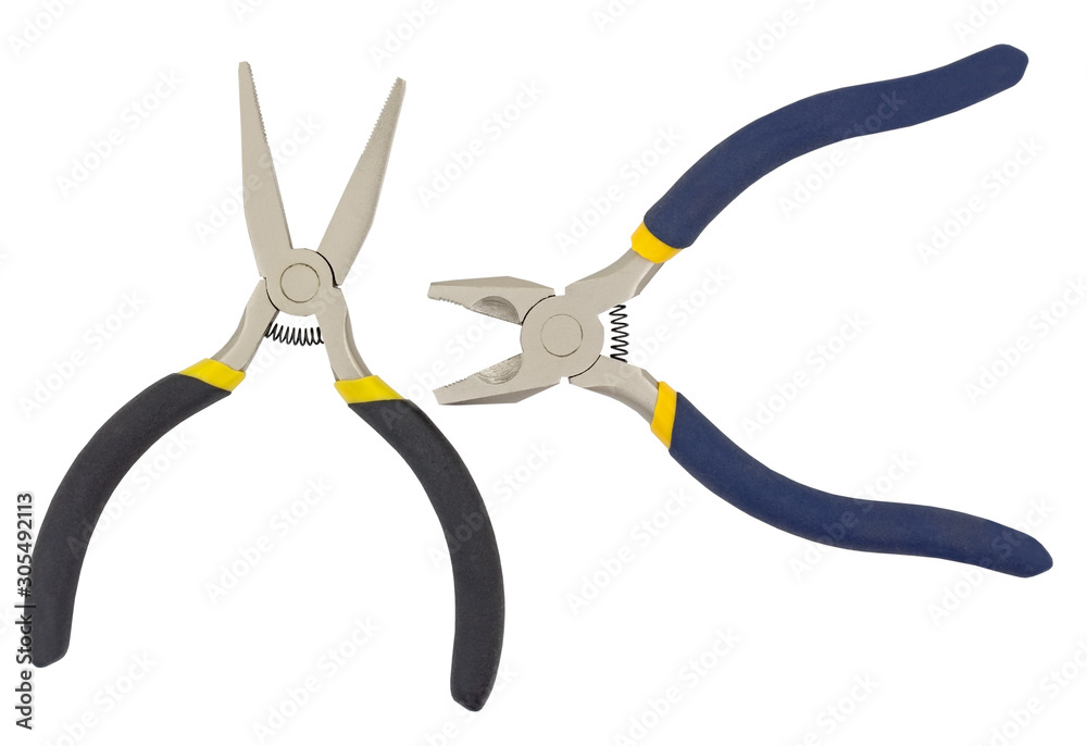 Pliers isolated on a white Pliers isolated on a white