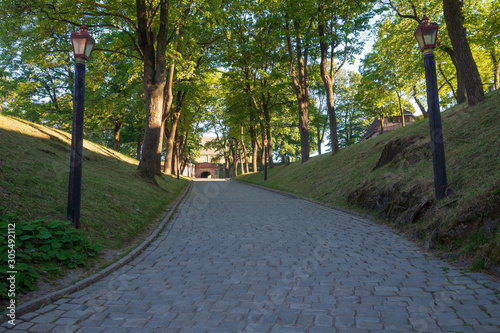 Obraz na płótnie Gate of the Akershus Castle in Oslo, Norway w salonie