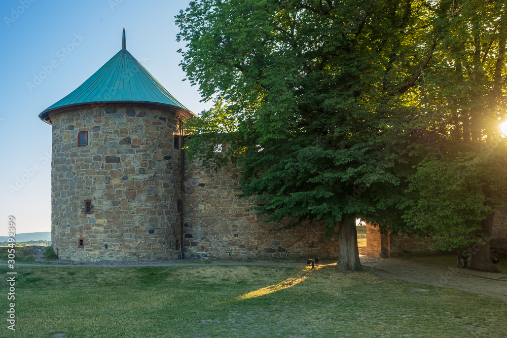 View on Akershus Castle, Olso, Norway