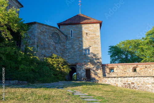 Obraz na płótnie View on Akershus Fortress, Oslo, Norway w salonie