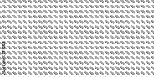 Abstract ellipse seamless pattern. Grey vector background for web and graphic designs.