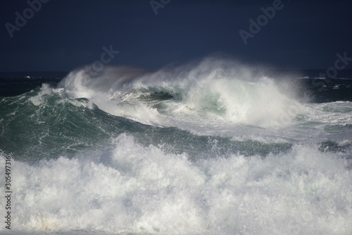 Wave Circle on Rough Sea