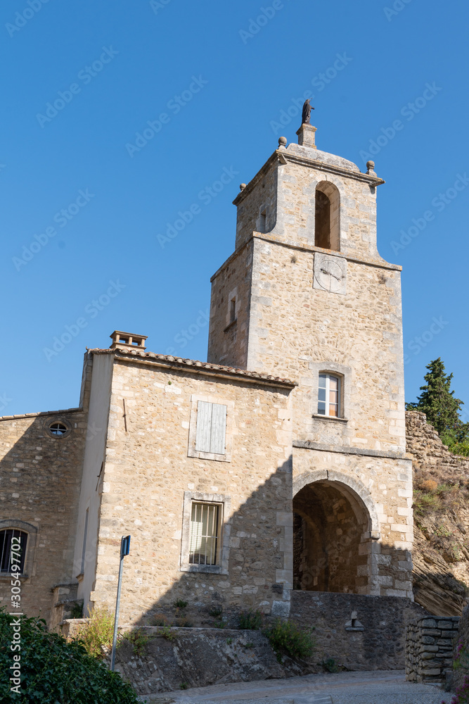 maubec tower medieval ancient village in luberon France