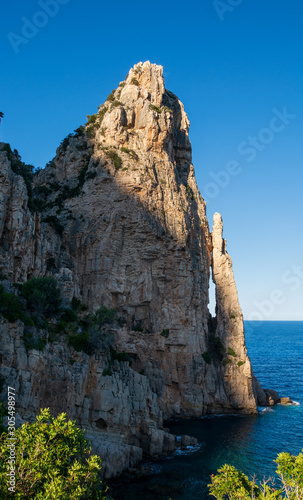 Natural Monument Pedra Longa peak sardinia