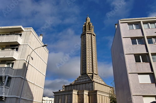 Eglise Saint Joseph. Le Havre. Normandie. France. photo