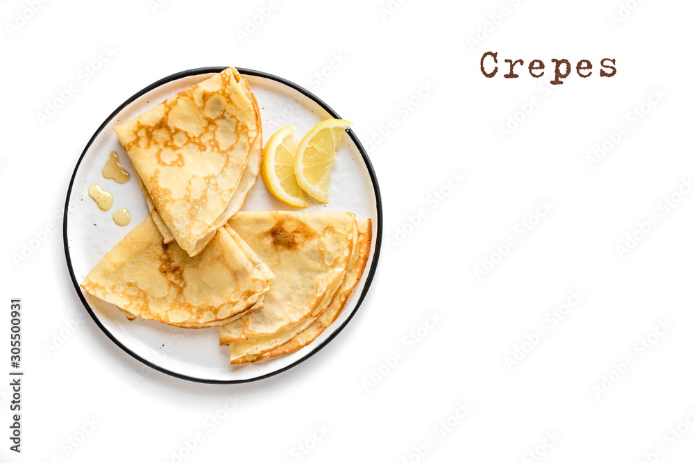 Crepes isolated Crepes isolated