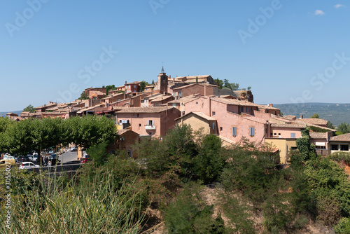 Roussillon hill village in the Provence france