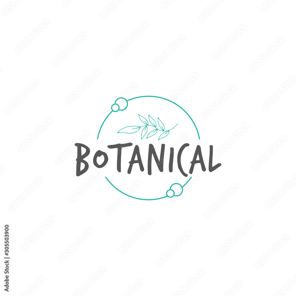 Botanical Logo Template elegant, hand drawn, leaf, simple, wedding, spa and beauty salon, boutique, organic shop Botanical Logo Template elegant, hand drawn, leaf, simple, wedding, spa and beauty salon, boutique, organic shop