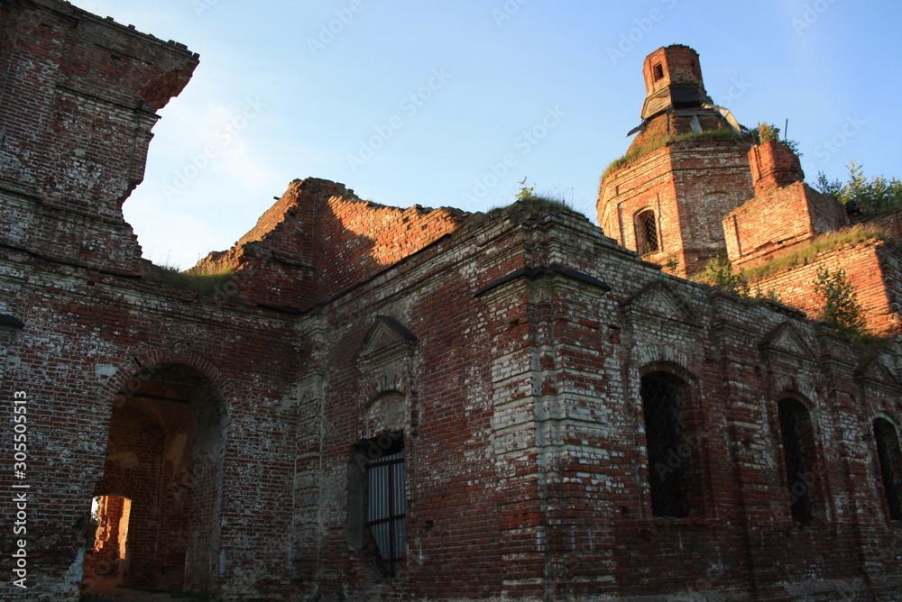 Ruins of old cathedral