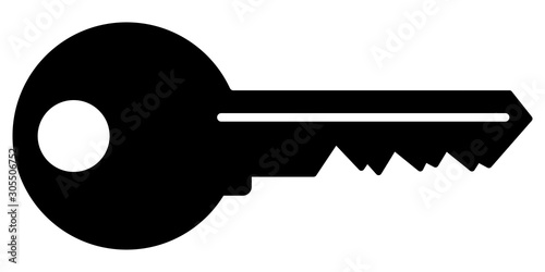 gz600 GrafikZeichnung - german: Schlüssel Symbol. english: key icon. simple template isolated on white background - 2to1 xxl g8740 photo