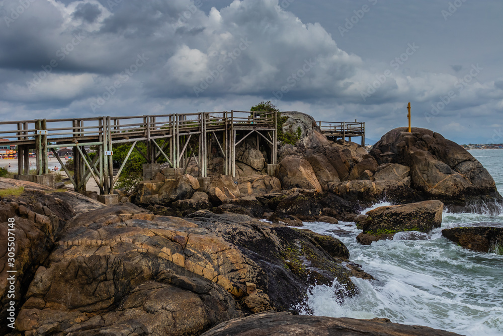 Stones and bridge