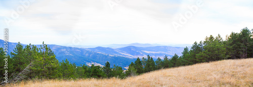 Fototapeta Naklejka Na Ścianę i Meble -   Panoramic View of the Mountain Natural Landscape