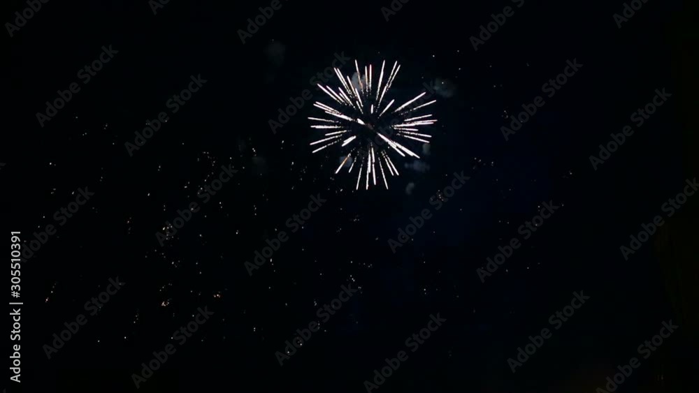 cheerful fiery sparks of festive fireworks in the night sky cheerful fiery sparks of festive fireworks in the night sky