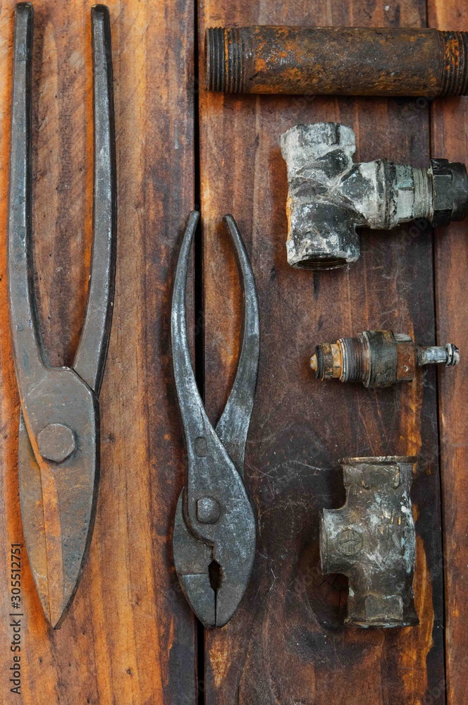 metalwork tool of the times of the Soviet Union Stock Photo | Adobe Stock