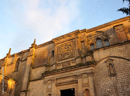 
Catedral de la Natividad de Nuestra Señora al atardecer en Baeza. Ciudad renacentista en la provincia de Jaén. Patrimonio de la Humanidad por la Unesco. Andalucía, España photo