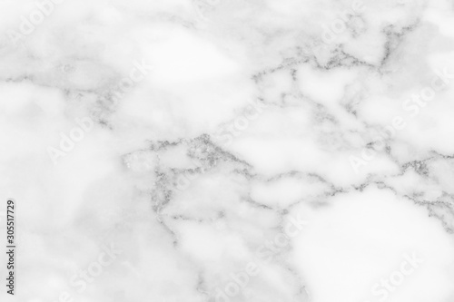 White marble texture with natural pattern for background or design art work or cover book or brochure, poster, wallpaper background and realistic business. © Tondone