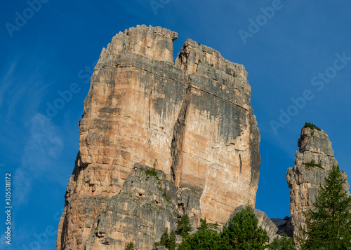 Cinque Torri Tower in Dolomites Alps © Piotr