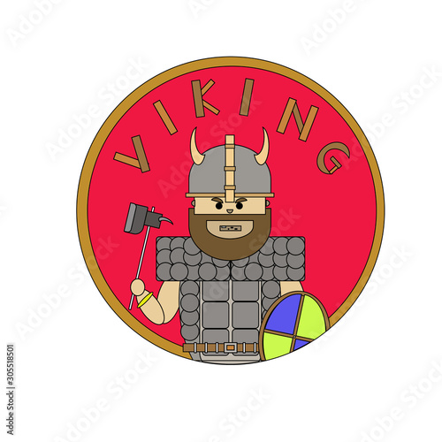 Angry viking - norway warrior