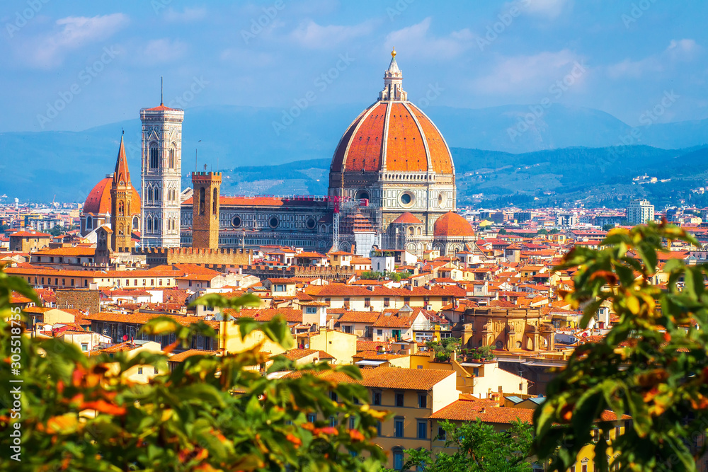 Duomo of Florence, Italy. Cathedral of Santa Maria del Fiore