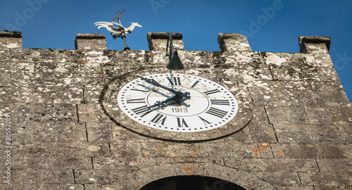 architecture detail of Mother Church Ponte de Lima photo