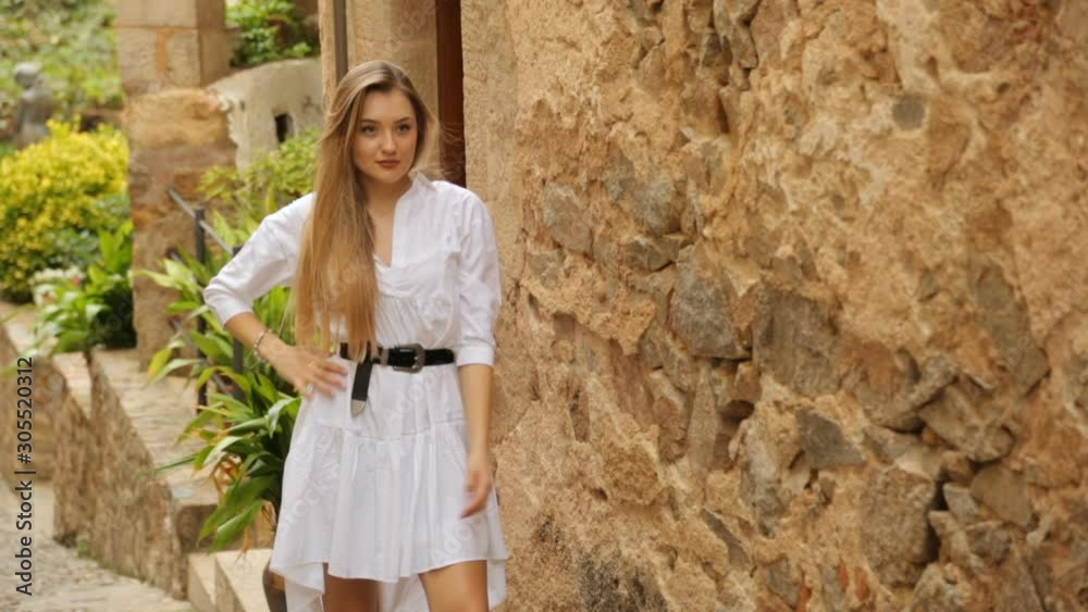 Young beautiful girl posing outdoor Young beautiful girl posing outdoor