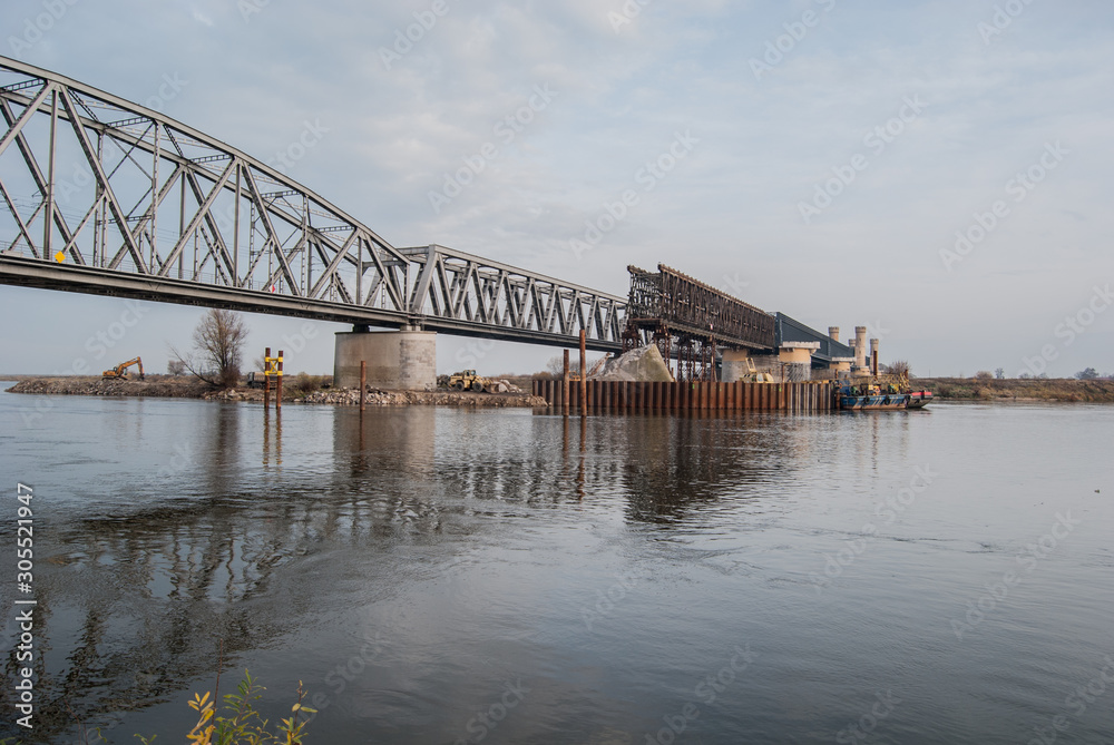 The Tczew bridge, The Vistula river, Poland, Europe