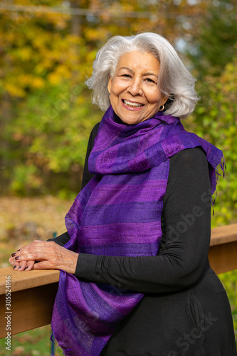 portrait of senior woman
