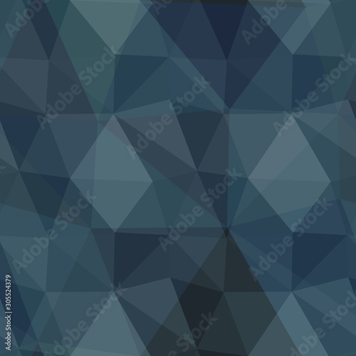 Geometric pattern. Broken blue glass. Polygonal.