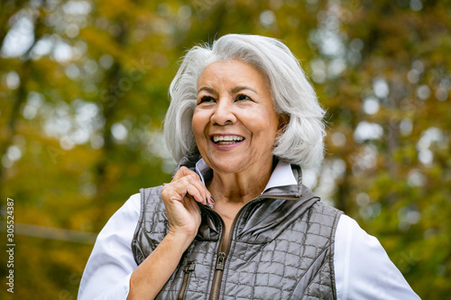 portrait of senior woman
