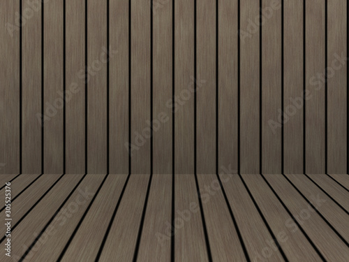 Wood texture background pattern. Dark hardwood planks surface of wooden board floor wall fence. Abstract timber decorative illustration.