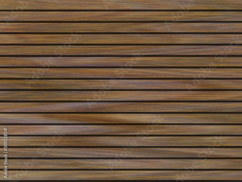 Wood texture background pattern. Dark hardwood planks surface of wooden board floor wall fence. Abstract timber decorative illustration.