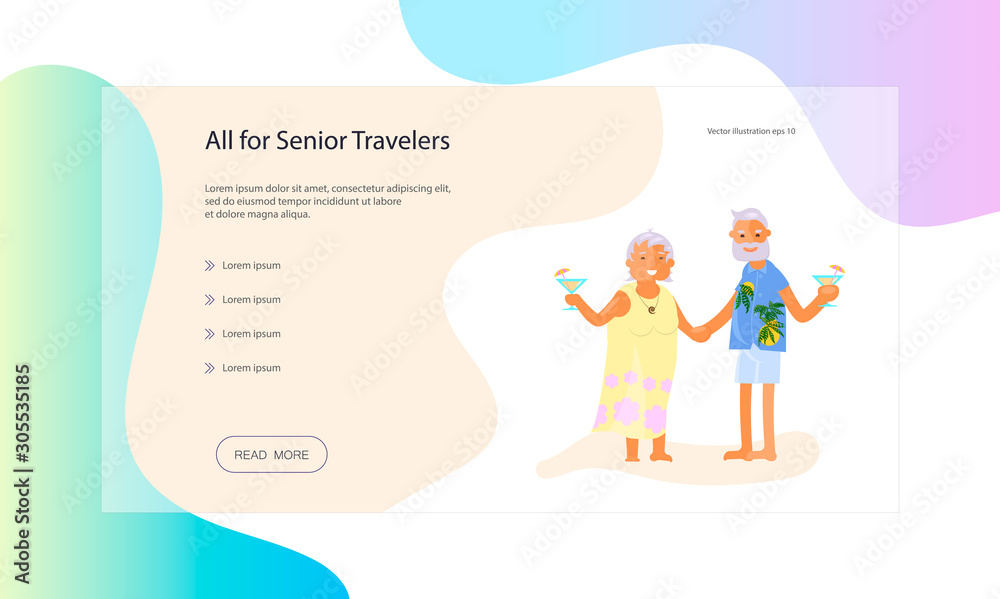Web page of seniors lifestyle Web page of seniors lifestyle