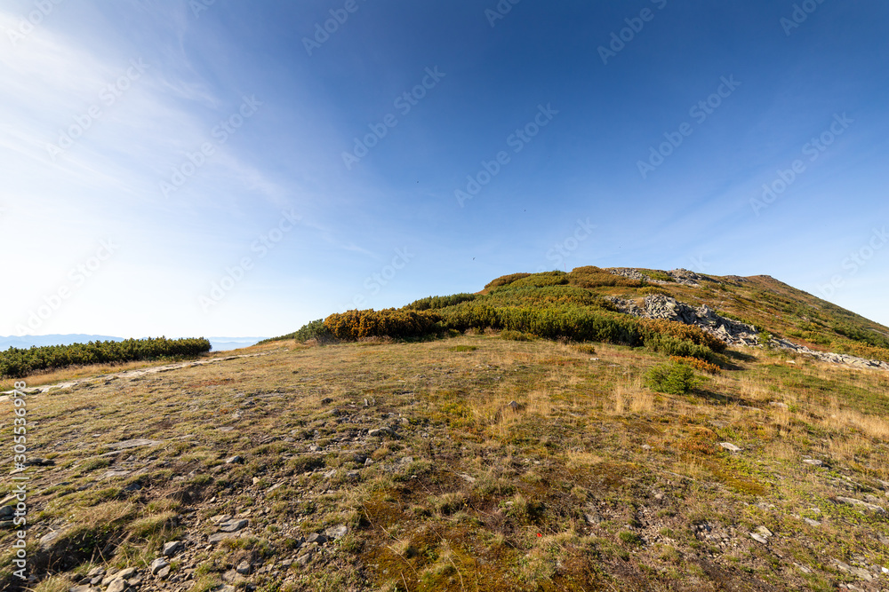 Mountain under blue sky summer landscape Mountain under blue sky summer landscape
