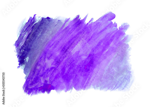 Abstract watercolor background on textured paper isolated on white. Watercolor background for designs. Cover templates for notepad. Fashionable backgrounds for designers