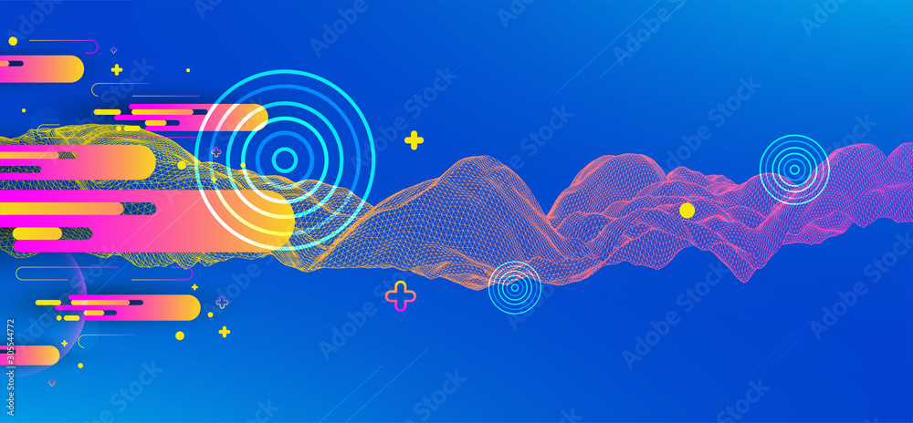 Abstract bright geometric background. Vector illustration Abstract bright geometric background. Vector illustration