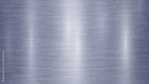Abstract metal background with glares in blue and gray colors