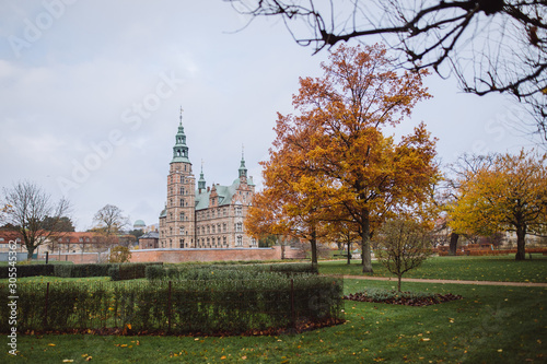 castle park in autumn