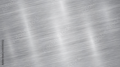 Abstract metal background with glares in gray colors