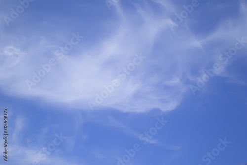 blue sky with white clouds