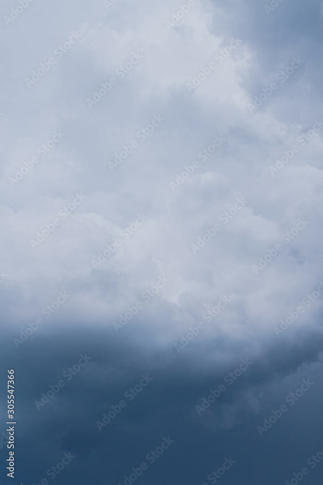 Rain storm clouds before the storm in the middle of summer Rain storm clouds before the storm in the middle of summer