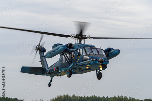 Fototapeta Naklejka Na Ścianę i Meble -  large helicopter for rescue